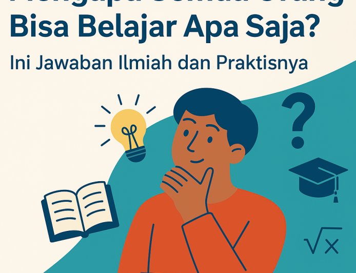 Mengapa Semua Orang Bisa Belajar Apa Saja? Ini Jawaban Ilmiah dan Praktisnya