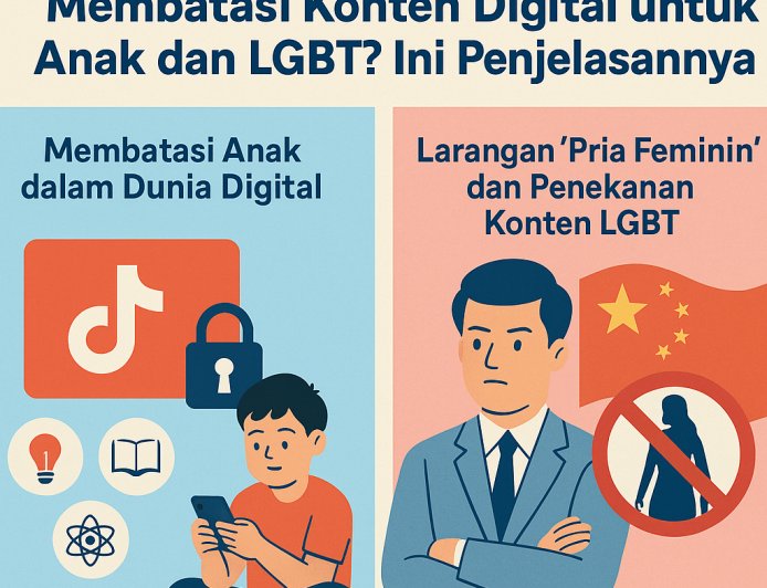 Mengapa Pemerintah China Membatasi Konten Digital untuk Anak dan LGBT? Ini Penjelasannya