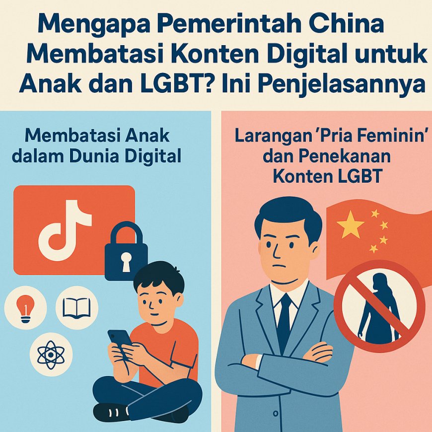 Mengapa Pemerintah China Membatasi Konten Digital untuk Anak dan LGBT? Ini Penjelasannya